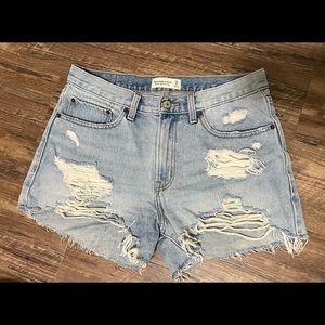 Abercrombie denim shorts.